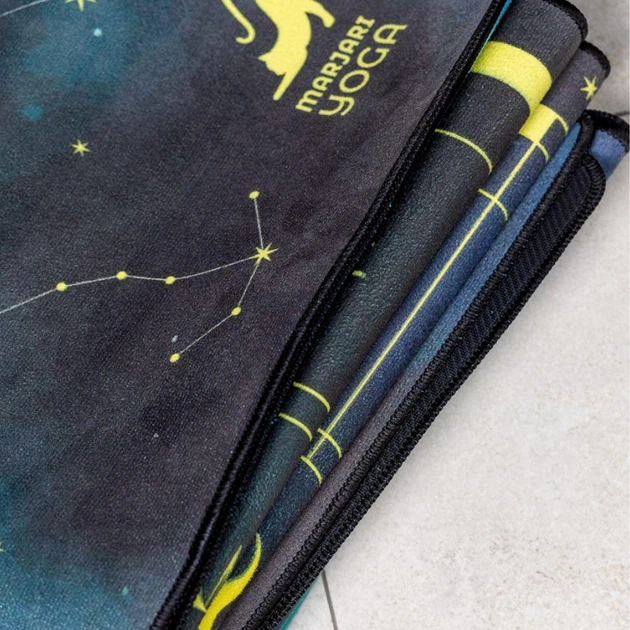 Складний килимок для йоги Marjari Yoga Travel 183x61x0.15 cм Zodiak - зображення 3