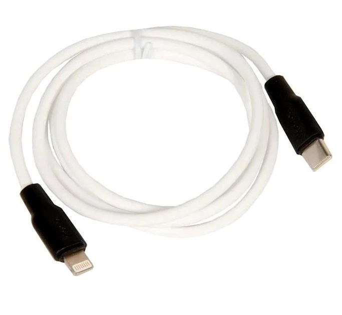 Кабель Hoco X21 Plus силиконовый PD для Lightning 1м черный с белым - изображение 8