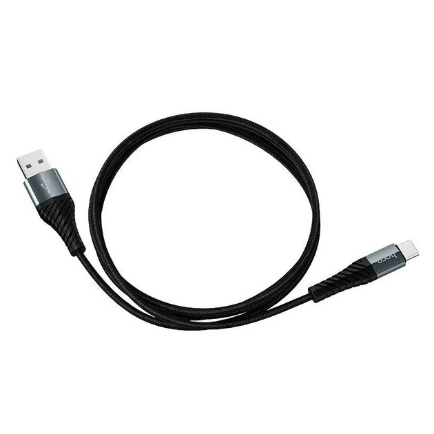 Кабель Hoco X38 Type-C Черный для быстрой зарядки и передачи данных 3A 1м - Фото 4 Кабель Hoco X38 Type-C Черный для быстрой зарядки и передачи данных 3A 1м - изображение 4