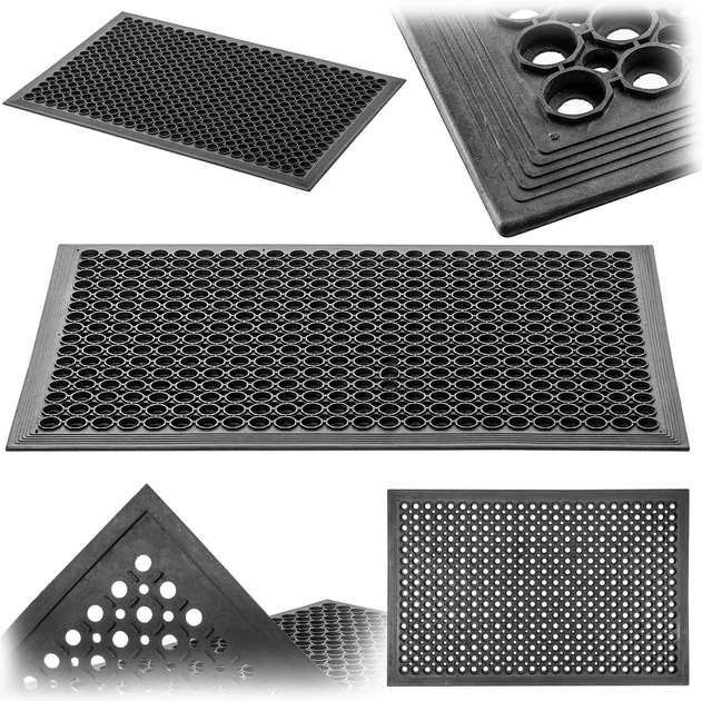 Килимок під двері Kadax Rahon ажурний 60 x 90 см K10680 (5906638303344) - зображення 8