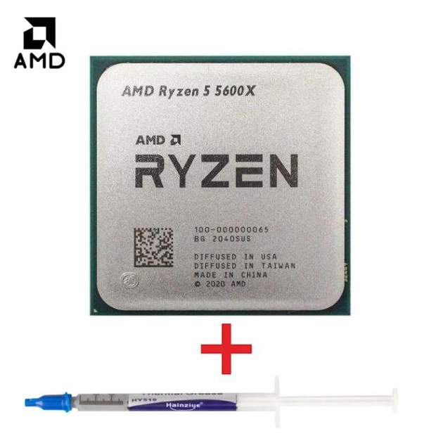 Процессор AMD Ryzen 5 5600X (3.7 - 4.6 GHz), 6 ЯДЕР, 32MБ КЭШ, AM4