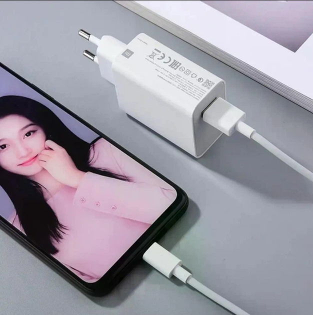 Швидкий зарядний пристрій Xiaomi 67W Super Turbo Fast Charger Power Adapter кабель Type-C - зображення 5