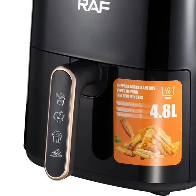 Фритюрница RAF 5362B Black, объём 4,8 л (011В) - изображение 3