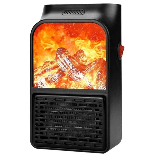 Портативный обогреватель FLAME ART-5524 500W с LCD-дисплеем, имитацией камина и пультом управления (Р3072) - Фото 3 Портативный обогреватель FLAME ART-5524 500W с LCD-дисплеем, имитацией камина и пультом управления (Р3072) - изображение 3