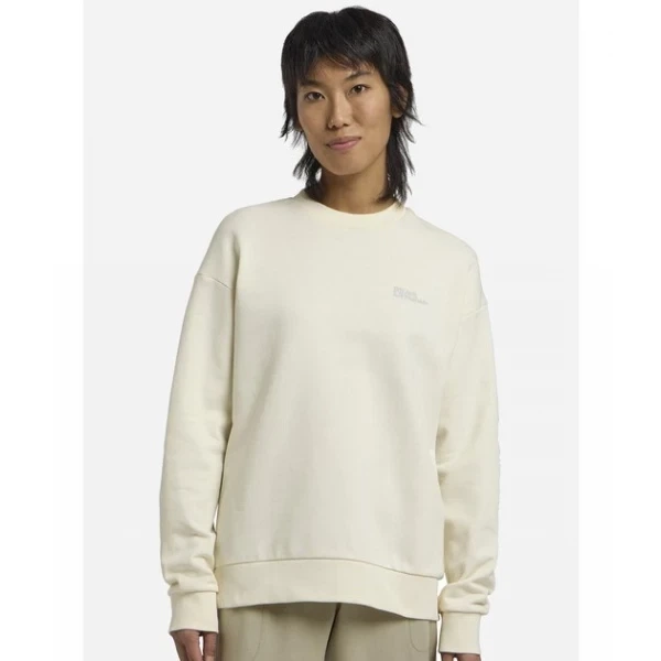 Кофта Jack Wolfskin Essential Crewneck W L Кремовый (1109-4064886450195) - Фото 3 Кофта Jack Wolfskin Essential Crewneck W L Кремовый (1109-4064886450195) - изображение 3