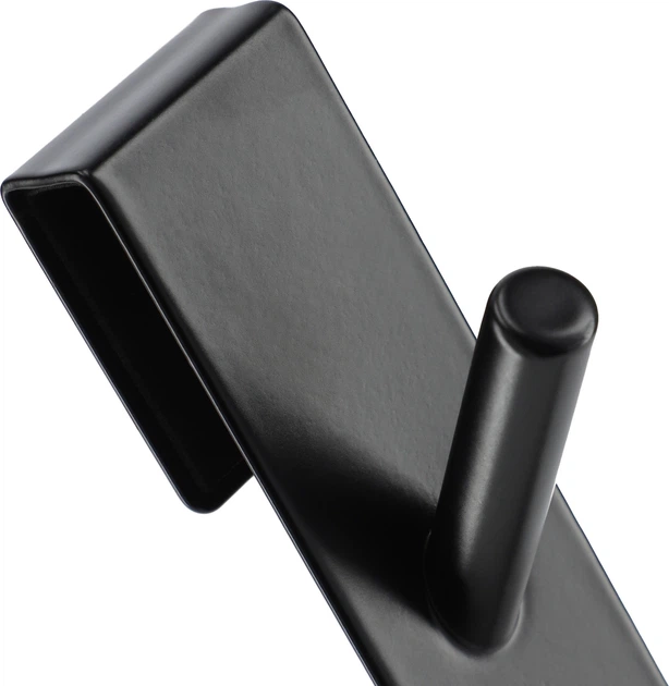 Haczyki na drzwi Kadax Besse podwójne 2 szt. Czarne K9656 (5903699492246) - obraz 8