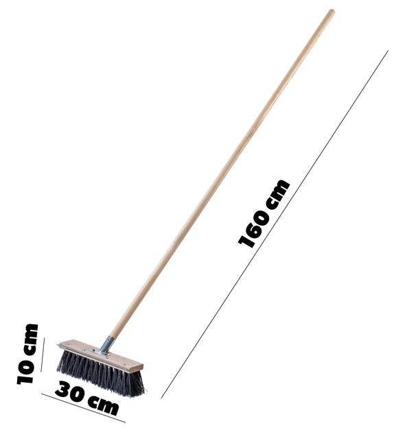 Szczotka ulicówka Kadax ze skrobakiem K3480 160 x 30 cm czarna (5903699424988) - obraz 5