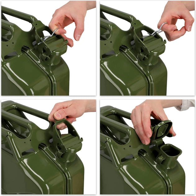 Каністра для палива Kadax Idre 20 л Зелена K4149 (5903699431825) - зображення 6