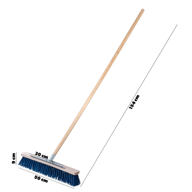 Szczotka ulicówka Kadax Charel ze skrobakiem K3482 154 x 50 cm niebieska (5903699425008) - obraz 5
