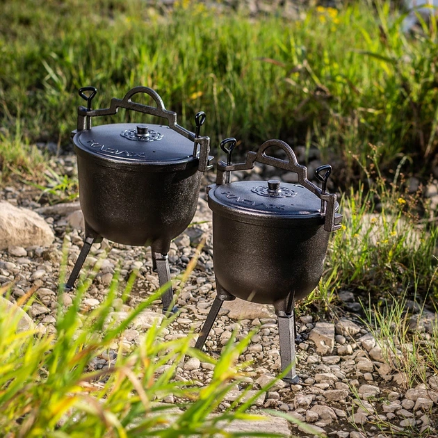 Kociołek żeliwny Kadax Hagen myśliwski 7 L K8421 (5903699477670) - obraz 9