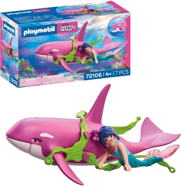Набір іграшок Playmobil Mermaid Косатка з русалкою 72106 (4008789721068) - зображення 2