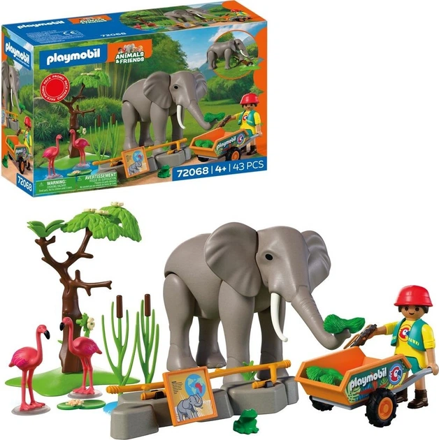 Zestaw zabawek Playmobil Animal and Friends Słoń 72068 (4008789720689) - obraz 2