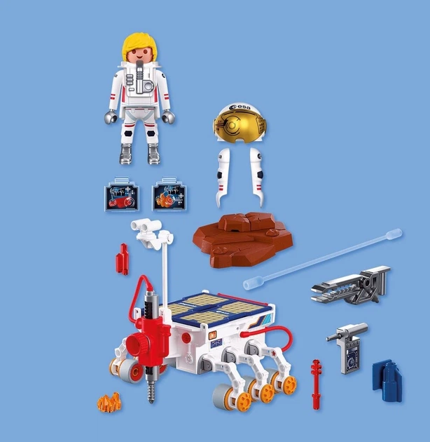 Zestaw zabawek Playmobil Space Łazik badawczy ESA Mars 72012 (4008789720122) - obraz 5