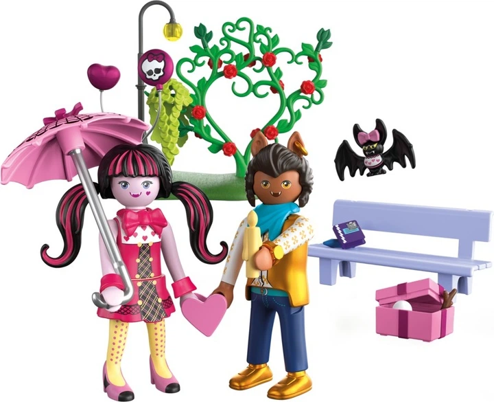 Zestaw zabawek Playmobil Monster High Randka Walentynkowa 72043 (4008789720436) - obraz 3