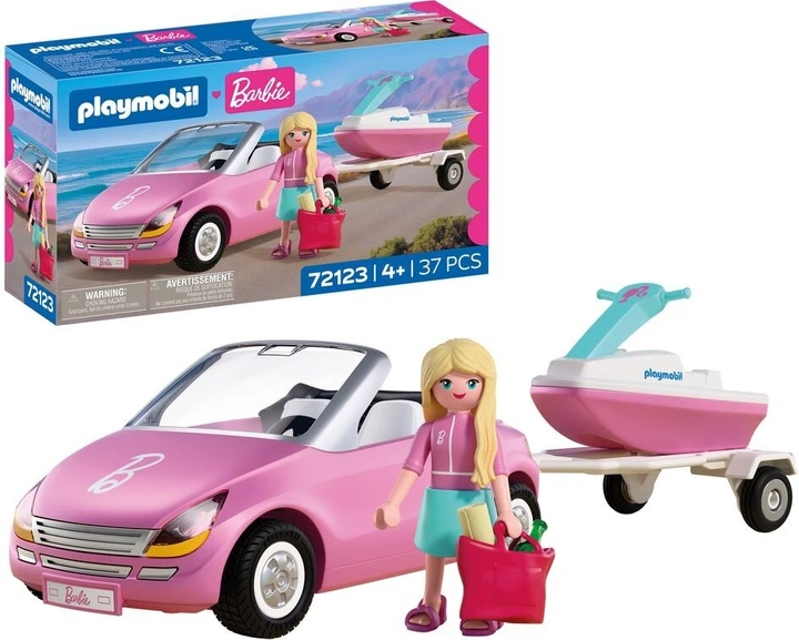 Набір іграшок Playmobil Barbie Кабріолет 72123 (4008789721235) - зображення 2