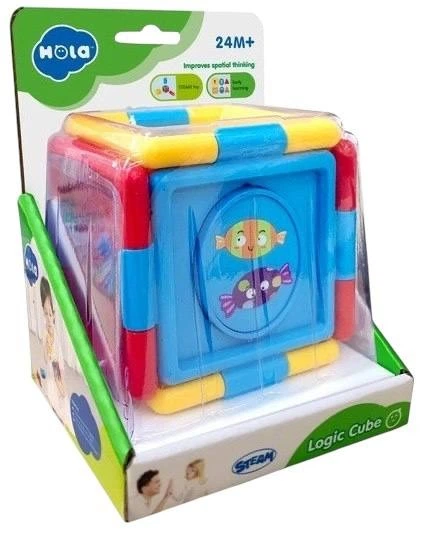 Куб-головоломка HOLA Барвистий SN792 (5905375847920) - зображення 3