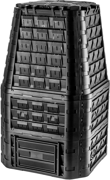 Садовий компостер Kadax Yutz 1050 л Чорний K10266 (5903699498996) - зображення 1