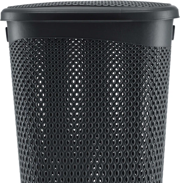 Кошик для білизни Kadax Briec 55 л Темно-сірий K9627 (5903699491959) - зображення 2