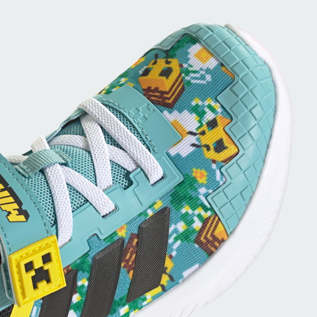 Детские кроссовки для мальчика Adidas Minecraft Fortarun El C JR1947 32 Mint Ton (4068806977434) - изображение 9