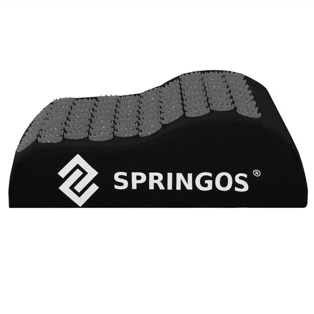Mata zdrowotna do akupresury Springos FA0153 z kolcami z poduszką 105 x 40 cm Szaro-czarna (5907719490199) - obraz 8