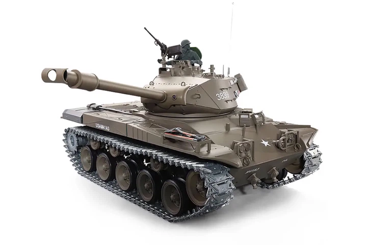 Танк на радиоуправлении 1:16 Heng Long Bulldog M41A3 с пневмопушкой и и/к боем (Upgrade) - Фото 1 Танк на радиоуправлении 1:16 Heng Long Bulldog M41A3 с пневмопушкой и и/к боем (Upgrade) - изображение 1