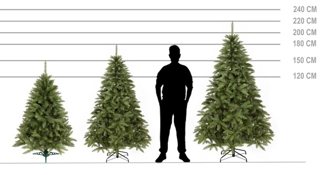 Choinka sztuczna Springos CT0171 skandynawska 220 cm (5907719490328) - obraz 13
