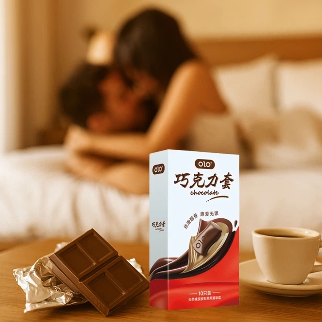 Презервативи OLO Chocolate Ультратонкі з ароматом і смаком шоколаду 10 шт (ROZ6501053681) - зображення 5