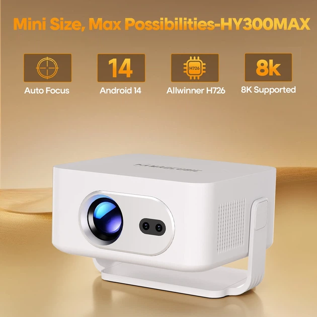 Проєктор Magcubic HY300Max, Auto Focus, 400ANSI, Full HD (HY300 Max) - зображення 5