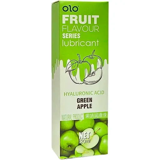 Вкусовой лубрикант OLO Fruit Sweet secret оральный лубрикант с ароматом яблока гель - изображение 2