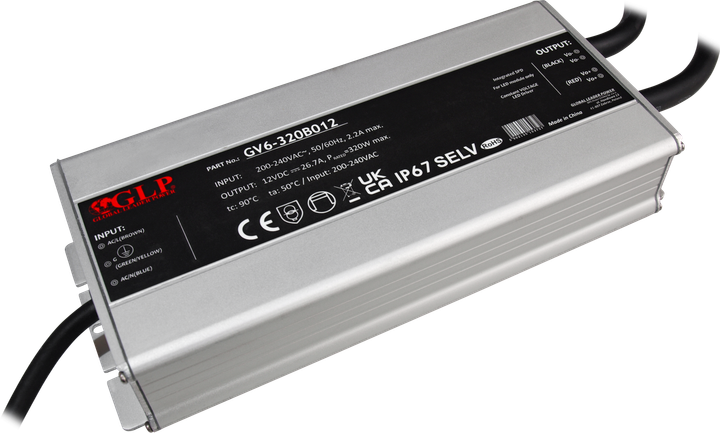Zasilacz GLP LED PSU 12 V 320 W 26.7 A CV (GV6-320B012) - obraz 1