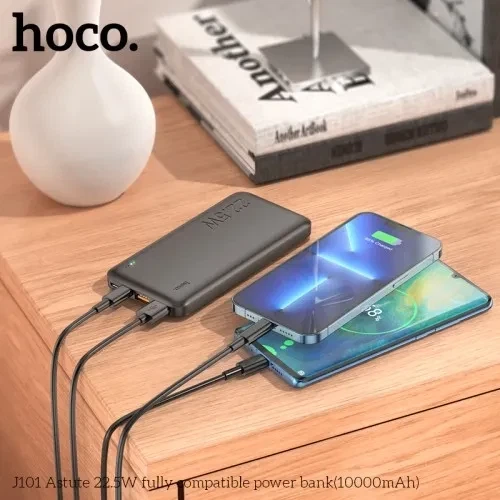УМБ Hoco J101 Astute 22.5W fully compatible 10 000mAh Black - изображение 6