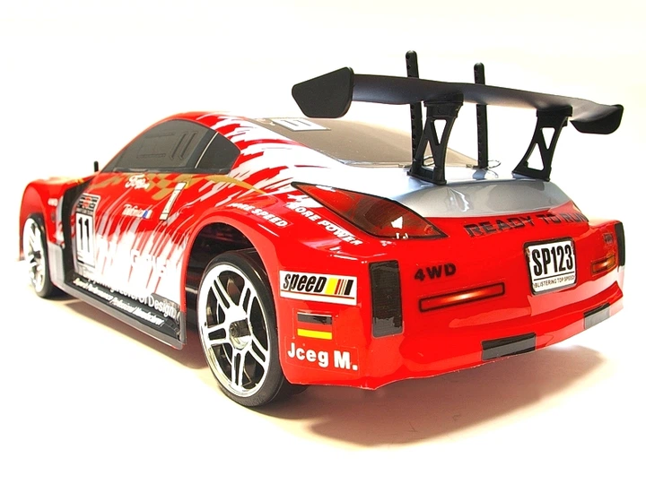 Радиоуправляемая модель Дрифт 1:10 Himoto DRIFT TC HI4123BL Brushless (красный) (HI4123BLr) - зображення 4
