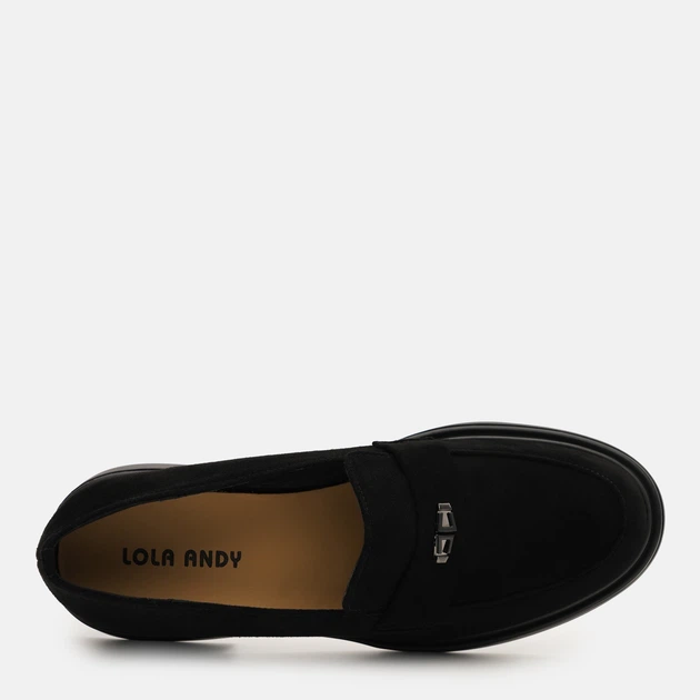 Жіночі туфлі Lola Andy 88903-3 чорна замша 40 - изображение 3