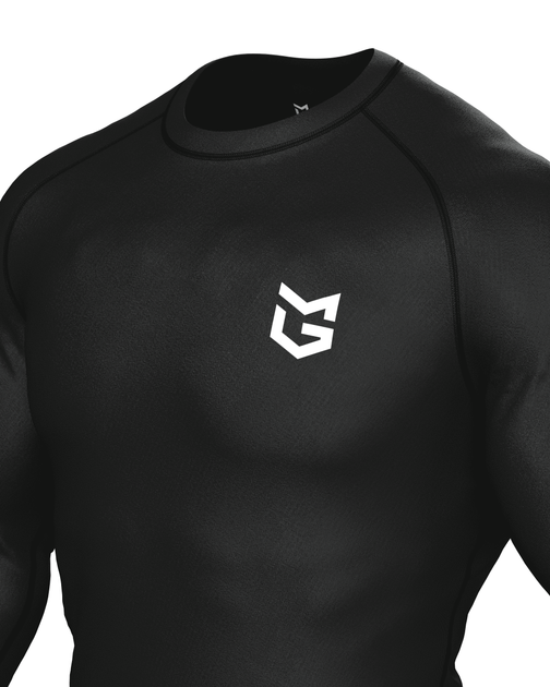 Чоловічий Рашгард MAXGART Black M - Фото 3 Чоловічий Рашгард MAXGART Black M - зображення 3