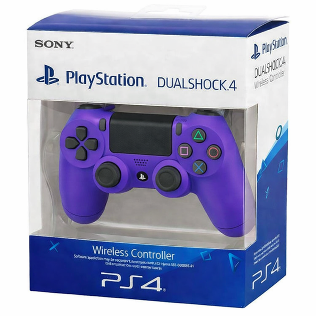 プレイステーション4 Геймпад Sony DualShock 4 V2 Electric Purple (9955900) Фіолетовий