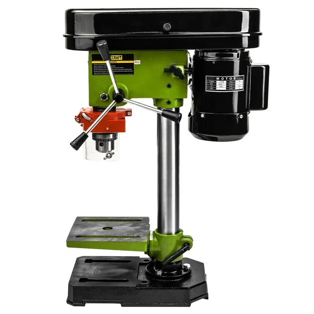 Procraft BD1550 — свердлильний станок 375 Вт, 5 швидкостей, патрон 16 мм, висота 300 мм, лещата в комплекті - зображення 6