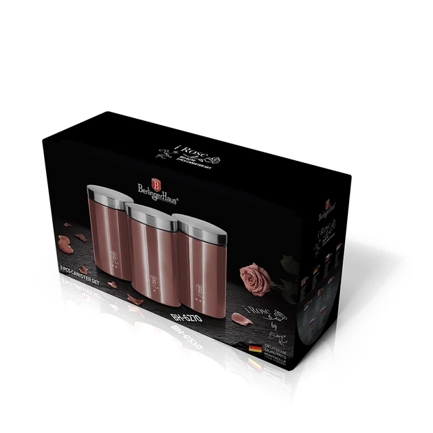 Набір контейнерів Berlinger Haus I-Rose Edition 3 штуки (BH-6270) - Фото 2 Набір контейнерів Berlinger Haus I-Rose Edition 3 штуки (BH-6270) - зображення 2