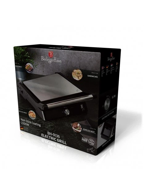 Электрогриль Berlinger Haus Black Silver Collection 2000 Вт (BH-9136) - изображение 2