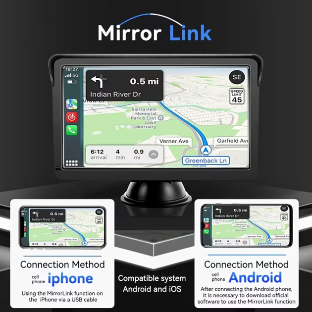 Беспроводной Carplay Android Auto с сенсорным экраном - изображение 4