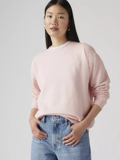 Bluza damska bez kaptura Levi`s Everyday Sweatshir A5942-0028 M Różowa (5401157487976) - obraz 3