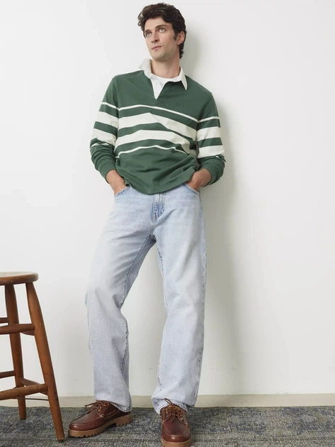 Джинси Regular Fit чоловічі Levi`s 555 Relaxed Straight 000LO-0005 W31L32 Світло-блакитні (5401157407905) - зображення 4