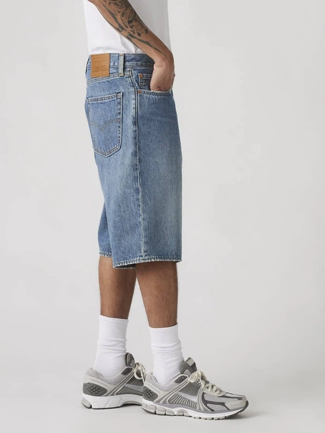 Spodenki męskie bermudy bawełniane Levi`s 478 Baggy Shorts 001JM-0005 31 Niebieskie (5401187061399) - obraz 3