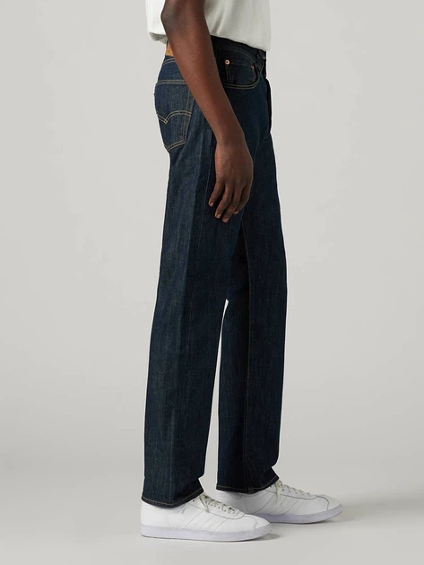 Jeansy regular fit męskie Levi's 501 Original 00501-0162 31-32 Granatowe (5412130541448) - obraz 3