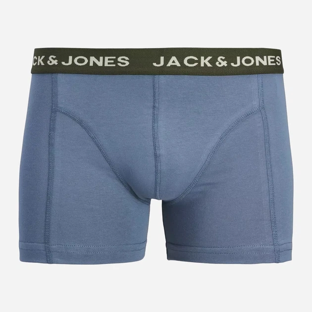 Набор трусов боксеров мужских хлопковых Jack & Jones 424158-18(Coronet Blue) XL 3 шт Разноцветный (5715829325221) - изображение 2