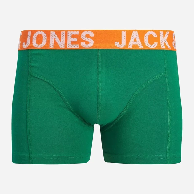 Набор трусов боксеров мужских хлопковых Jack & Jones 424266-99(Evergreen) XL 3 шт Разноцветный (5715829322039) - изображение 2