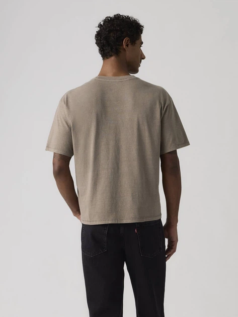 T-shirt męski bawełniany Levi`s Boxy Ss Tee 0049F-0020 L Brązowy (5401187801452) - obraz 2