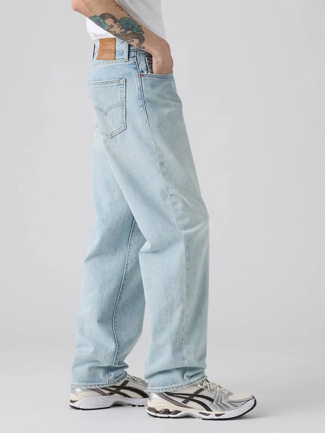 Jeansy męskie Levi`s 568 Loose Straight 29037-0062 W33L32 Jasnobłękitne (5401128662821) - obraz 3