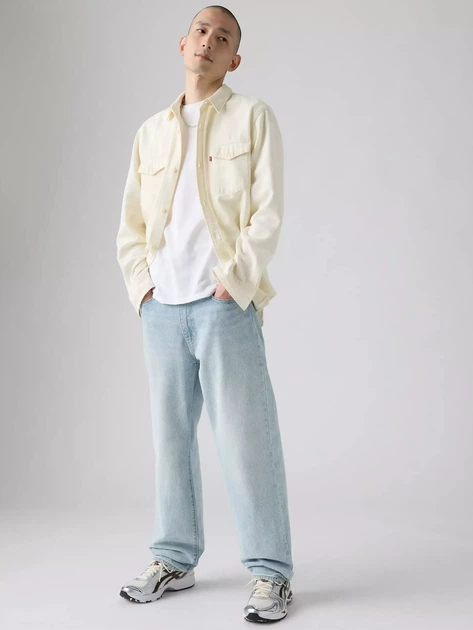 Jeansy męskie Levi`s 568 Loose Straight 29037-0062 W31L32 Jasnobłękitne (5401128660698) - obraz 4