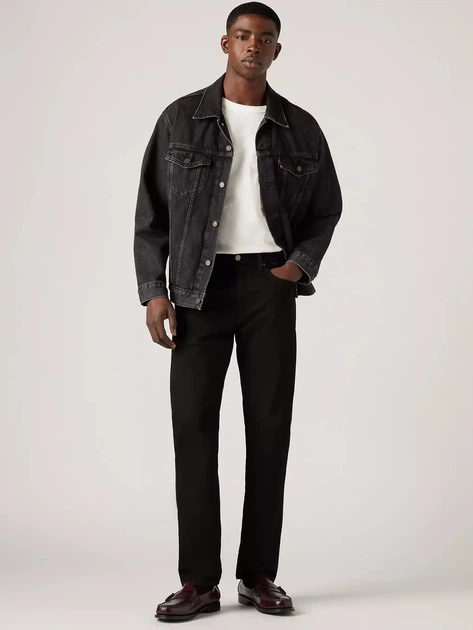 Jeansy regular fit męskie Levi`s 502 Taper 29507-0031 W31L34 Czarne (5415313853024) - obraz 4