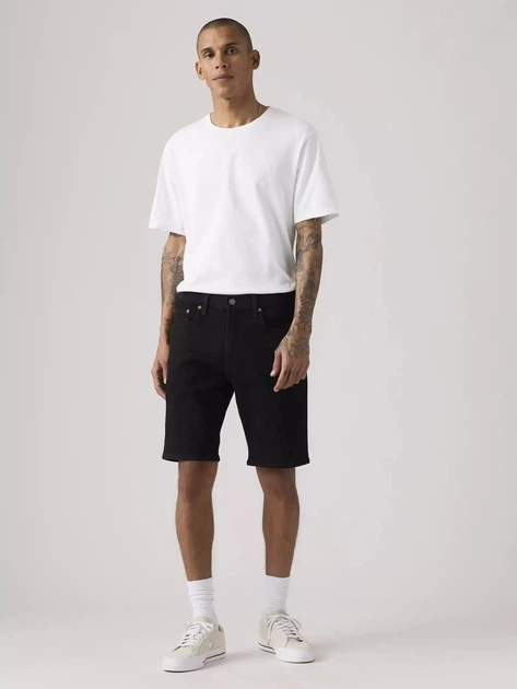 Шорти джинсові подовжені чоловічі Levi's 405 Standard Shorts 39864-0037 32 Чорні (5400898960489) - зображення 4